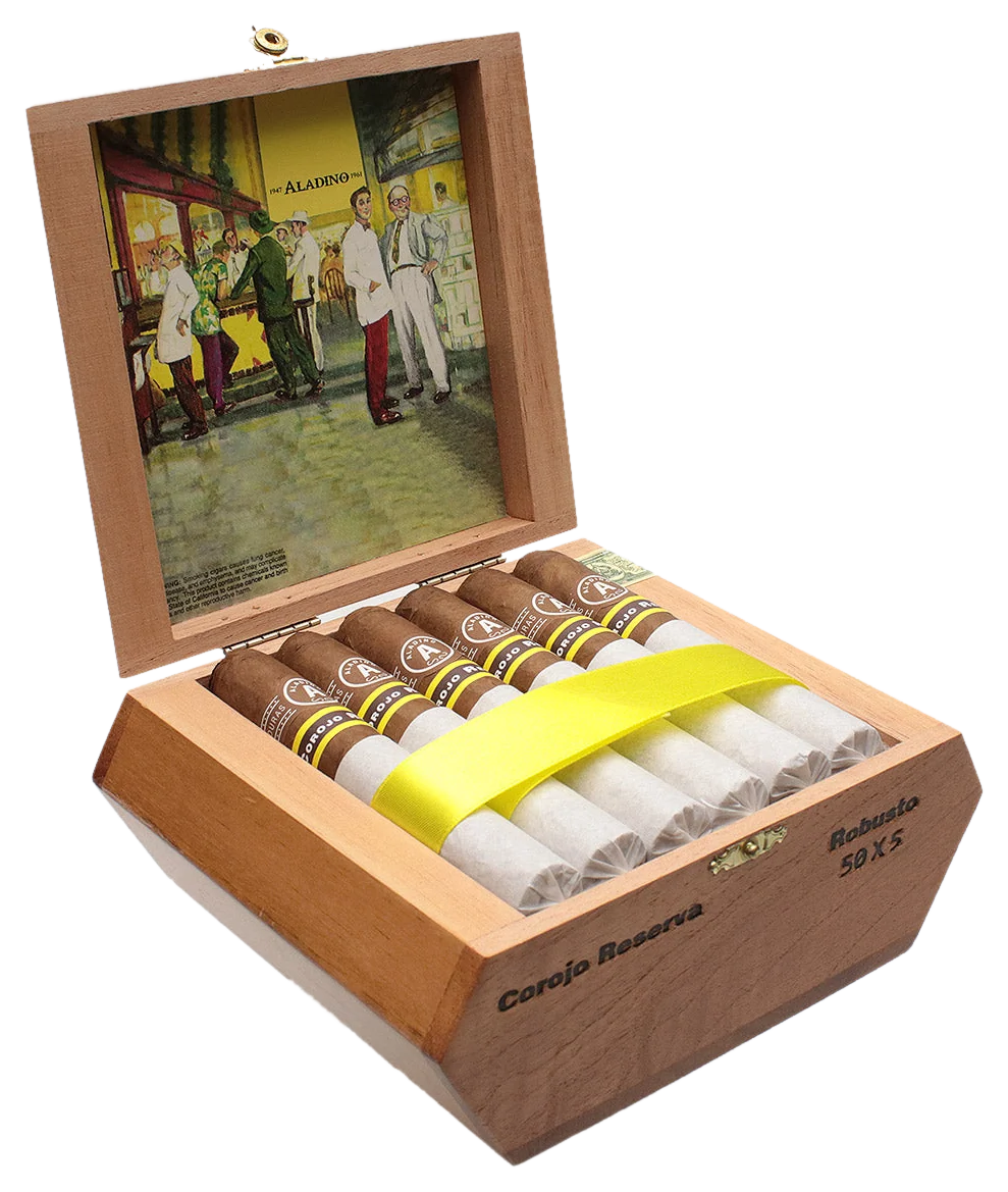 Aladino Corojo Reserva Robusto Box of 20