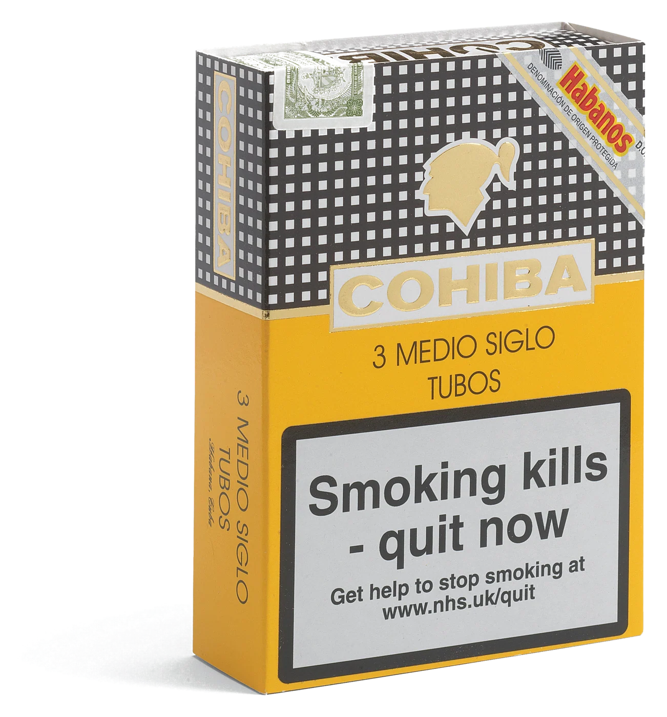 Cohiba Medio Siglo Tubos Pack of 3