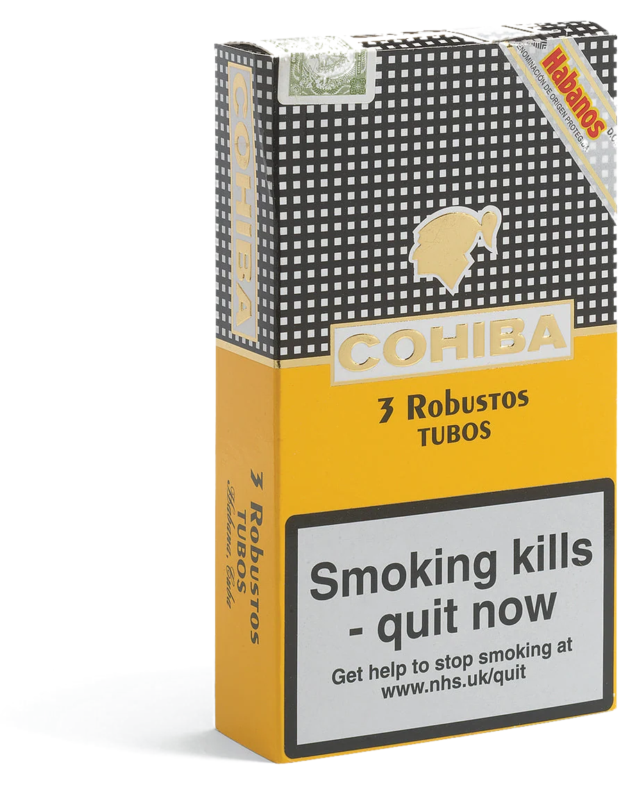 Cohiba Robustos Tubos Pack of 3