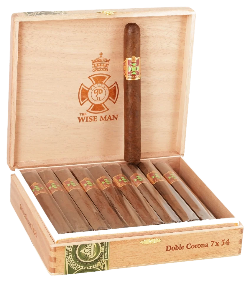 Foundation The Wise Man Maduro Double Corona Box of 20
