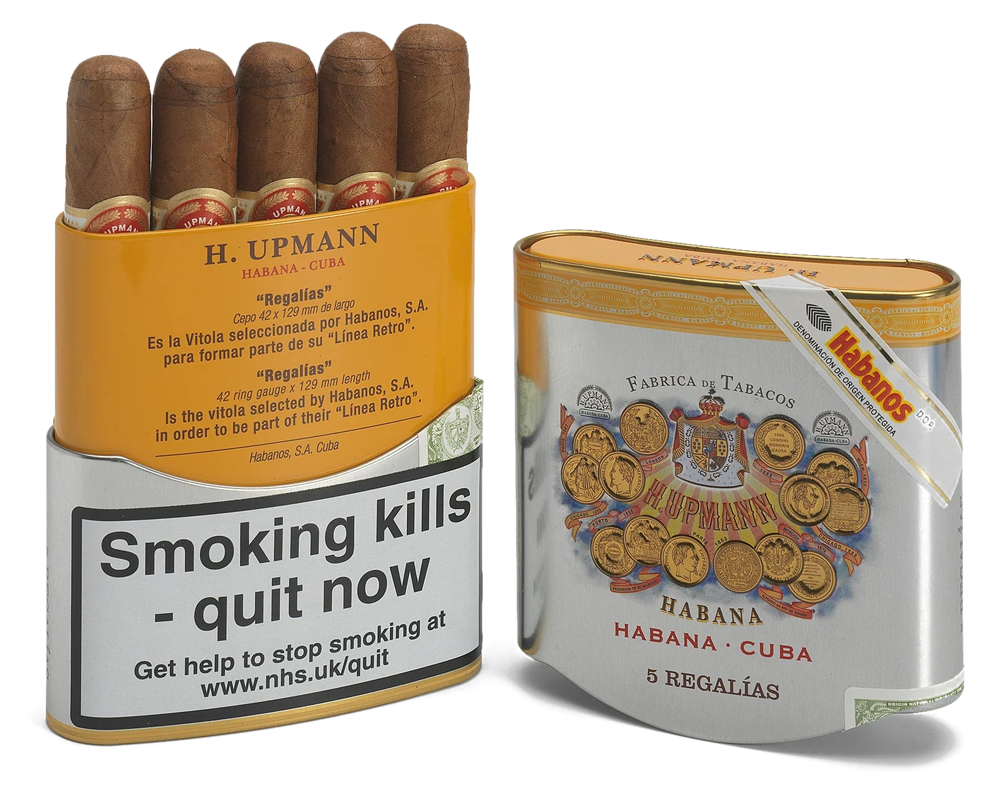 H. Upmann Regalias Tin of 5