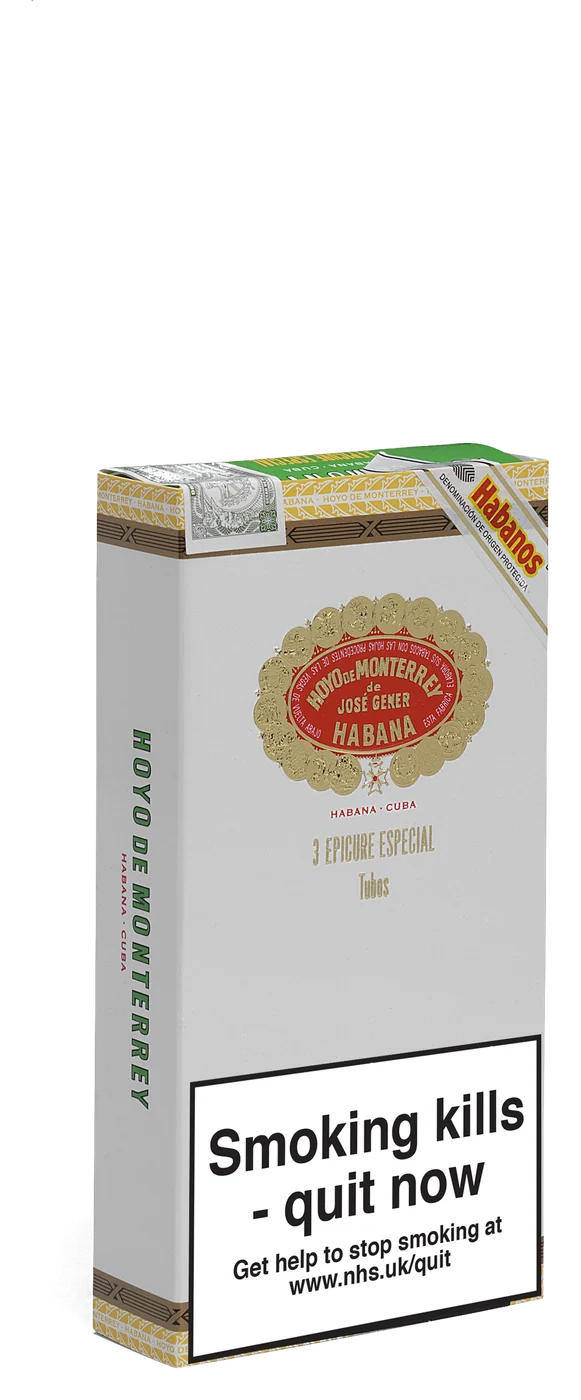 Hoyo De Monterrey Epicure Especial Tubos Pack of 3