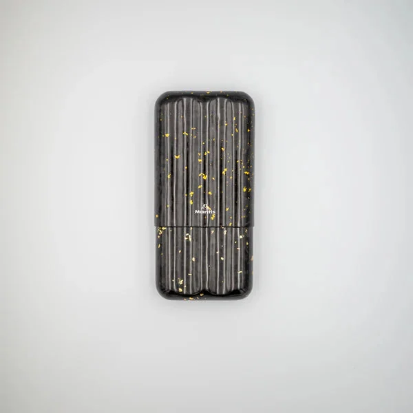 LuxForge 3 Cigar Case - Gold