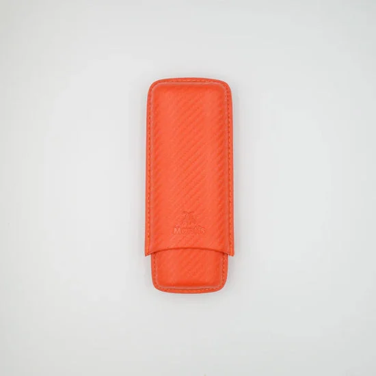 NeoCase Carbon Series 2 Cigar Case - Carbon Mantis Orange