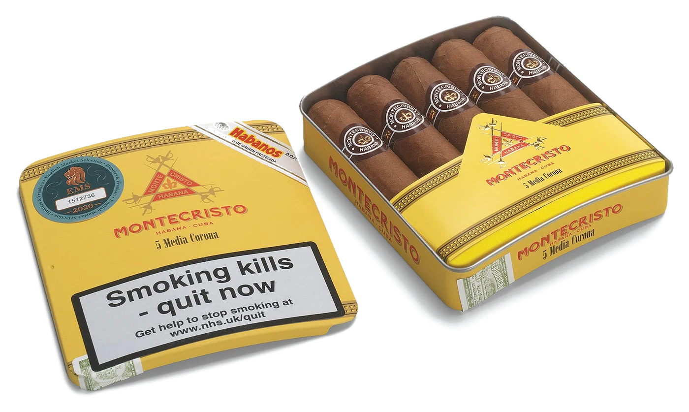 Montecristo Media Corona Tin of 5
