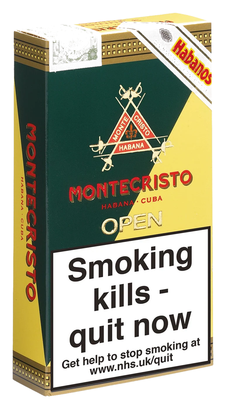 Montecristo Open J Tubos Pack of 3