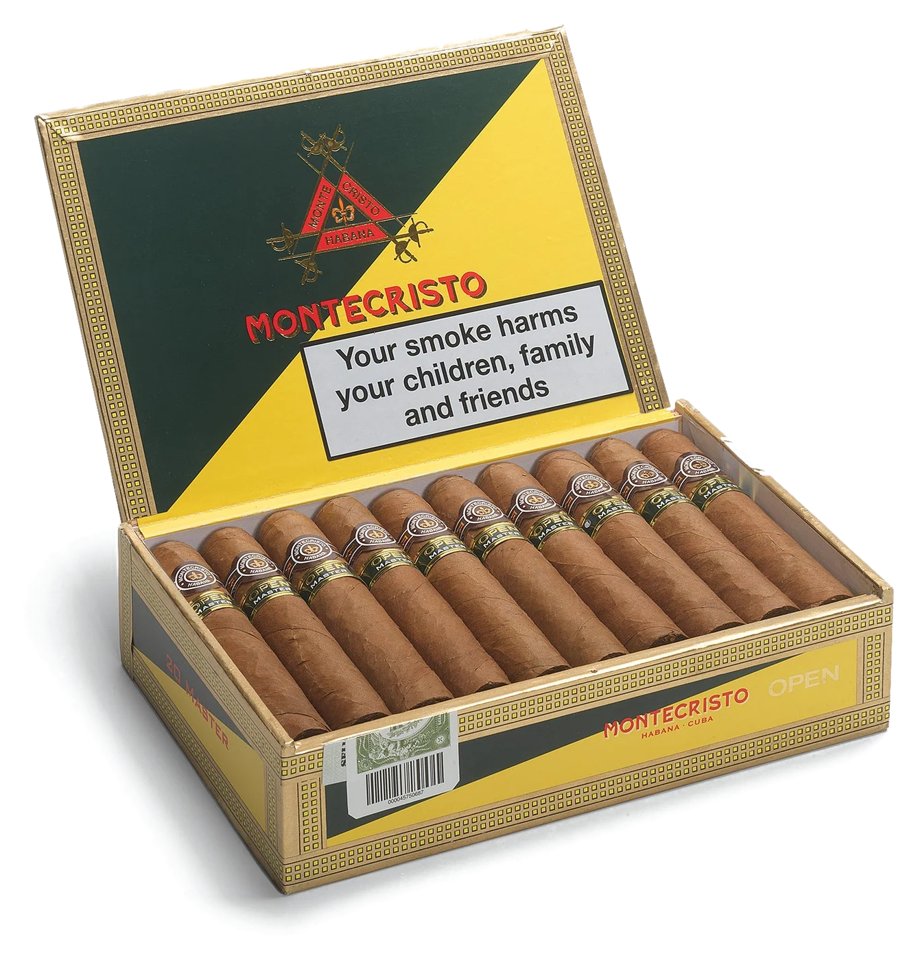 Montecristo Open Master Box of 20