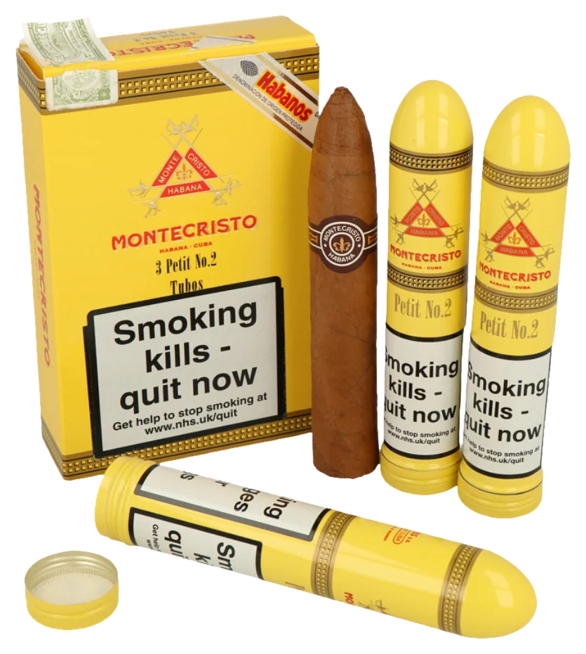 Montecristo Petit No. 2 Tubos Pack of 3