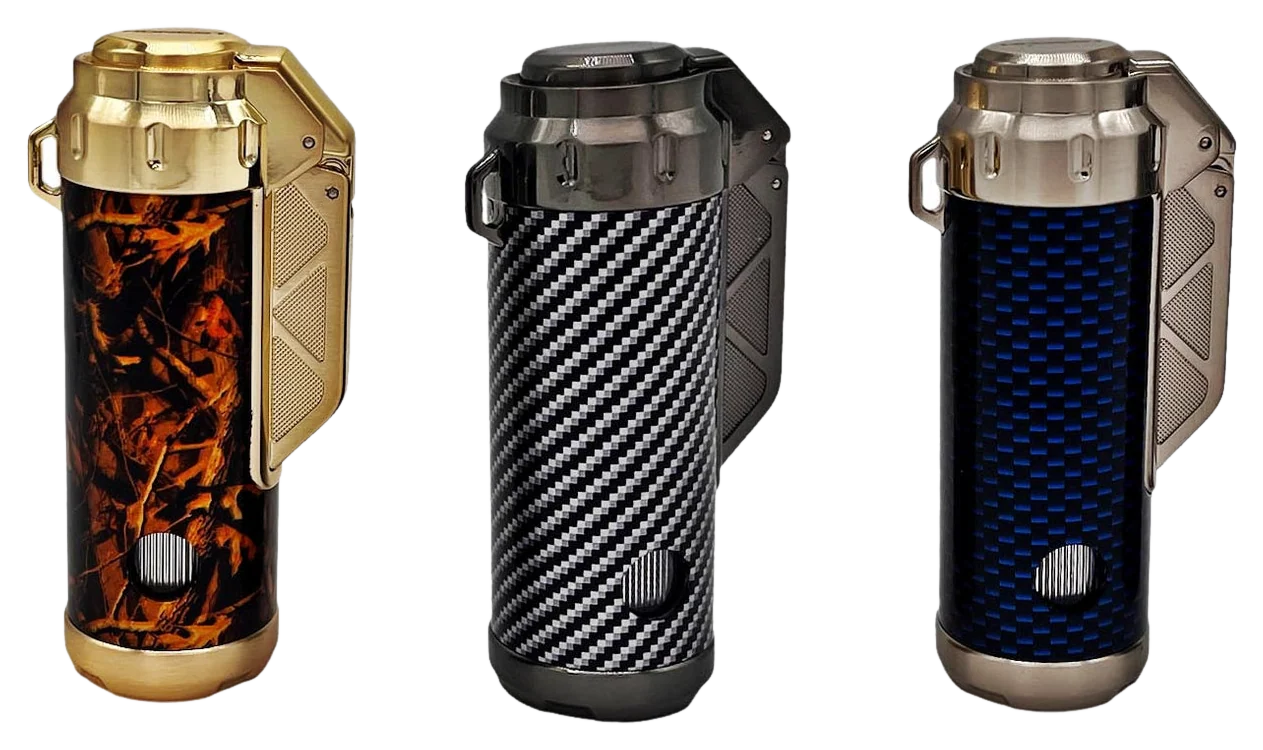Honest Piccadilly Cigar Lighter With Punch - Gold