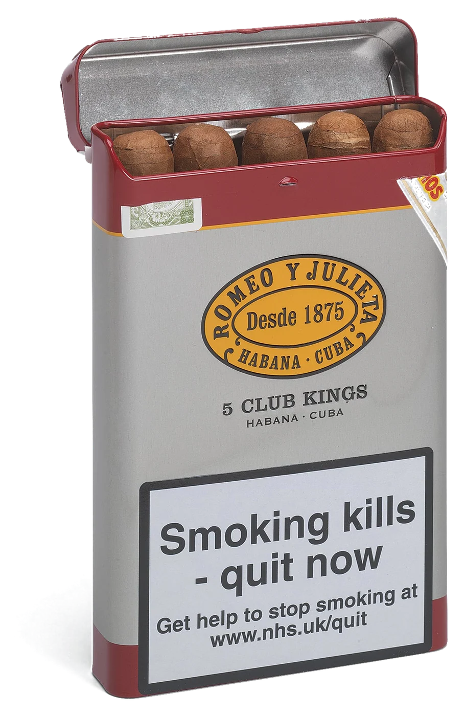 Romeo y Julieta Club Kings Tin of 5