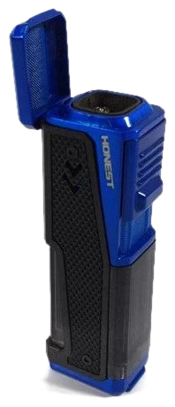 Honest Shakespeare Quad Cigar lighter With Punch - Blue