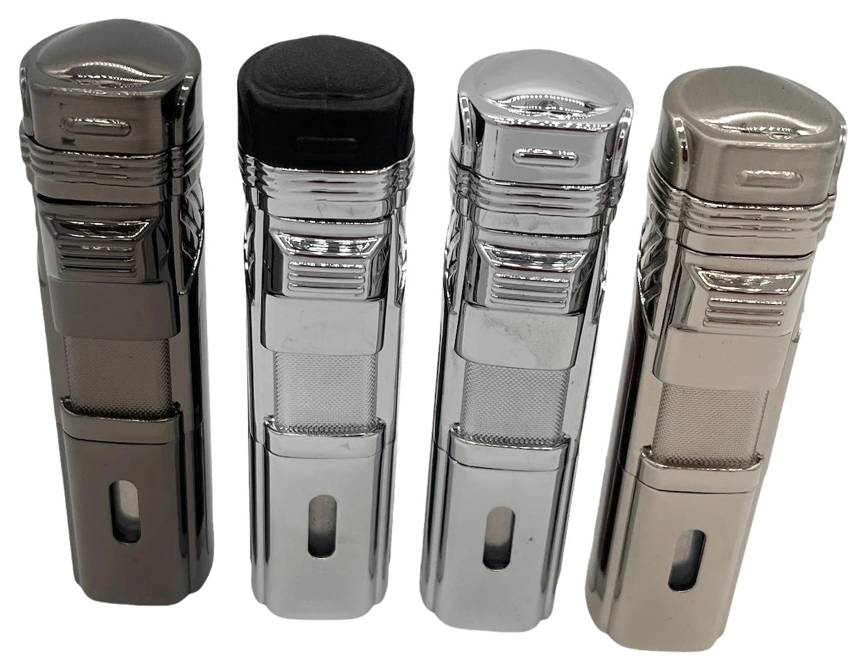 Honest Hyde Quad Cigar Lighter with Punch - Redwood