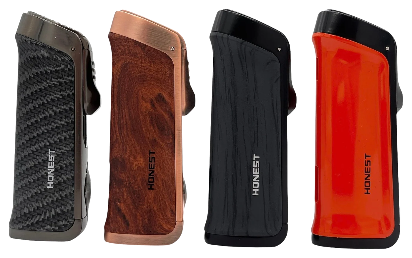 Honest Jeeves Triple jet cigar lighter with punch - Orange