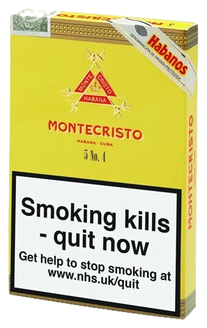 Montecristo No. 4 Pack of 5
